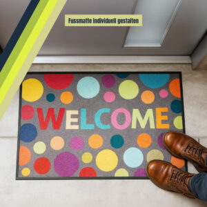Fussmatte individuell gestalten - eigenes Design